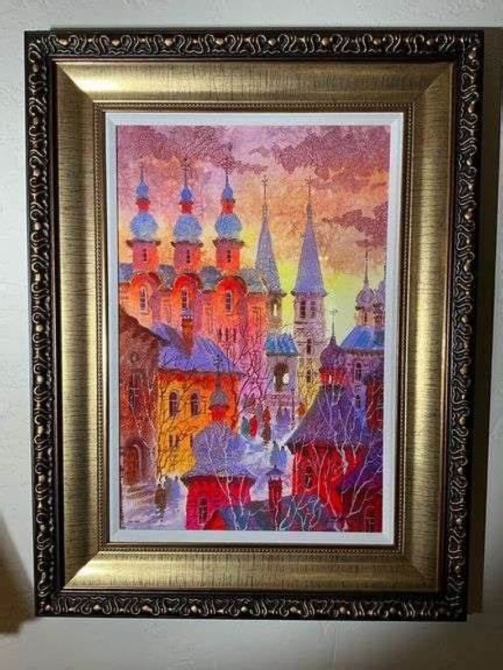 FINE ART - Anatole Krasnyansky's "Old Monastery Near Moscow" 2016